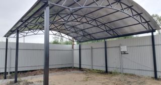 Арочные навесы из металлопрофиля Саранск, цена от 3537 руб.