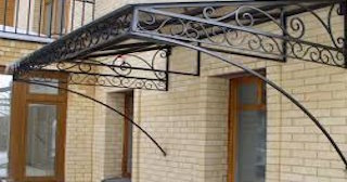 Кованные навесы к дому в Саранске по доступной цене | НавесыСрн от 2112 рублей